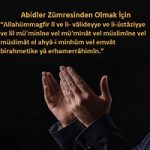 Abid Zümresinden Olmak İçin Dua 1 İlim Saati